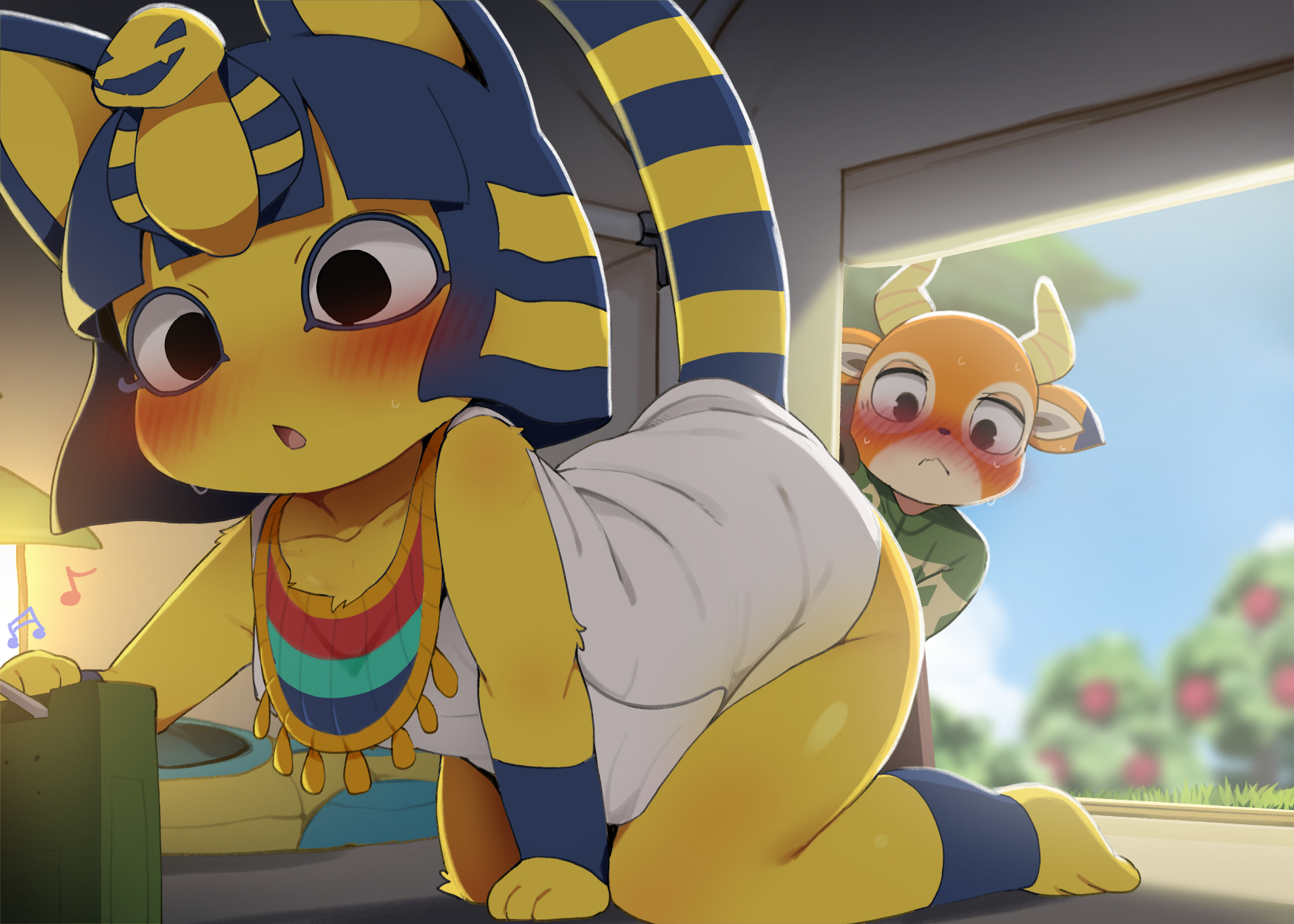 [DAGASI] Neko Juumin e no Yuukou-teki Camp Site Kanyuu (Animal Crossing) [Decensored] - Page 1