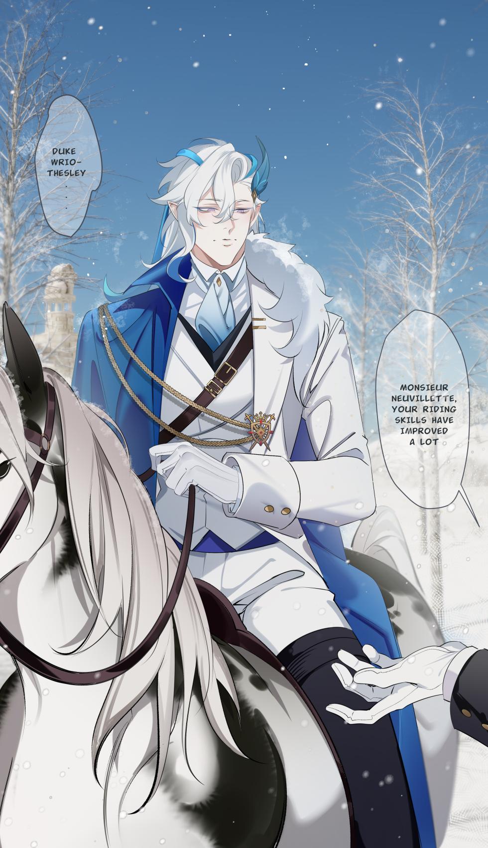 [Yeobo-san] rivate Riding Lessons [Royalty AU Nuvithesley] (Genshin Impact) - Page 1