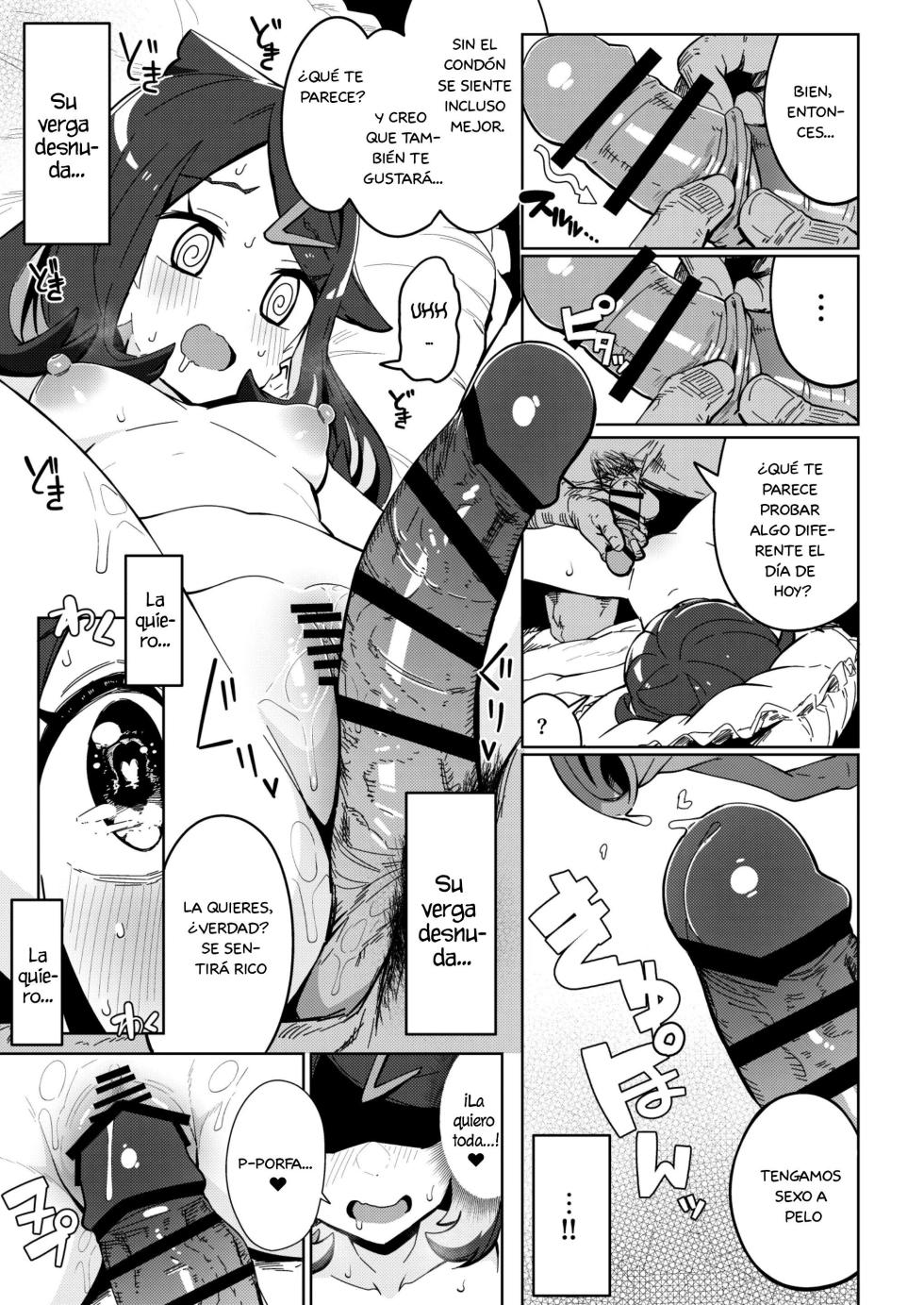 [Mannen Dokodoko Dondodoko (Tottotonero Tarou.)] POCKET BITCH HORIZONS (Pokémon Horizons) [Spanish] [Las Profanadas Scan] [Digital] - Page 19