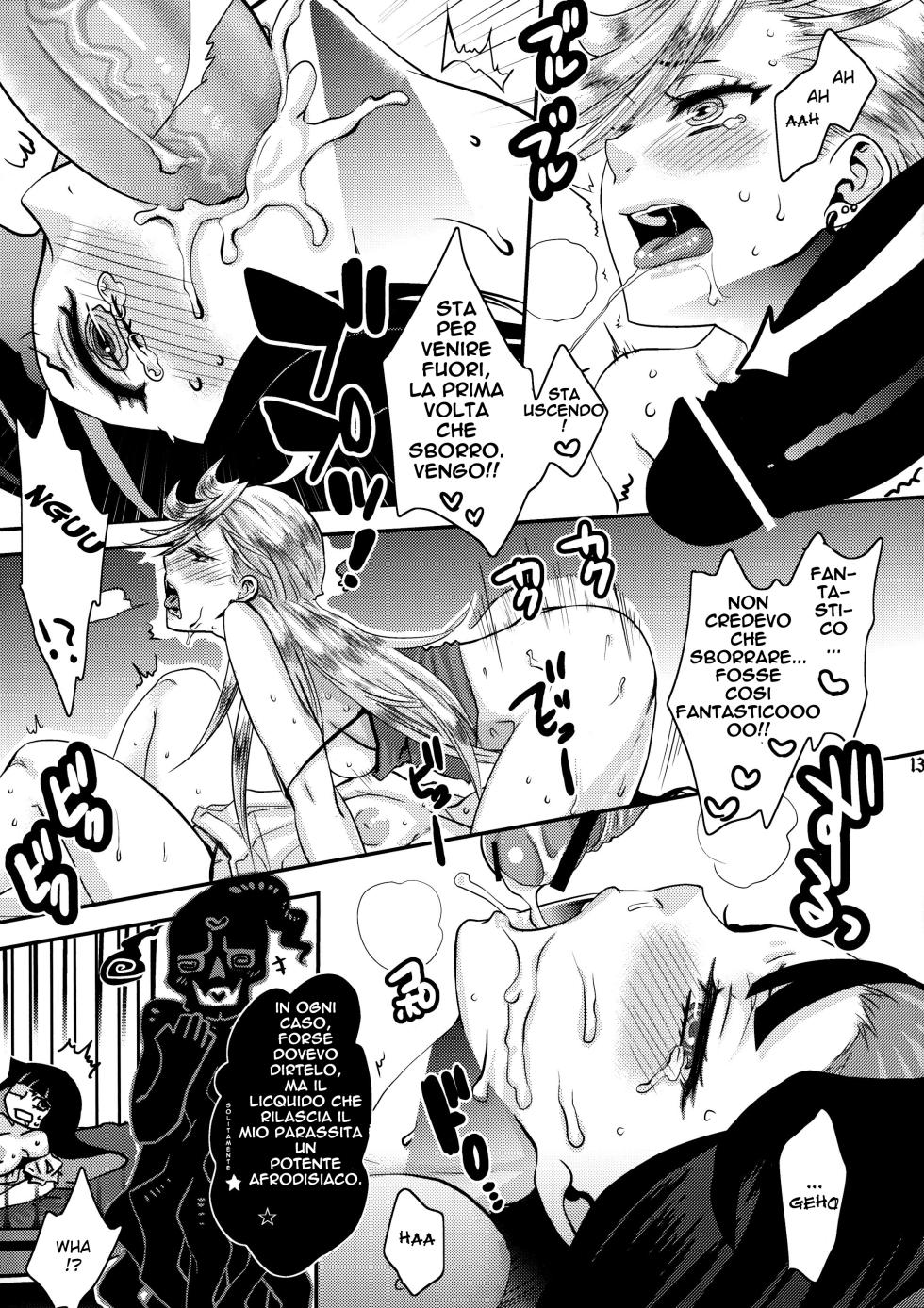 (C79) [Pish Lover (Amatake Akewo)] Delicious Milk (Panty & Stocking with Garterbelt) [Italian] - Page 13