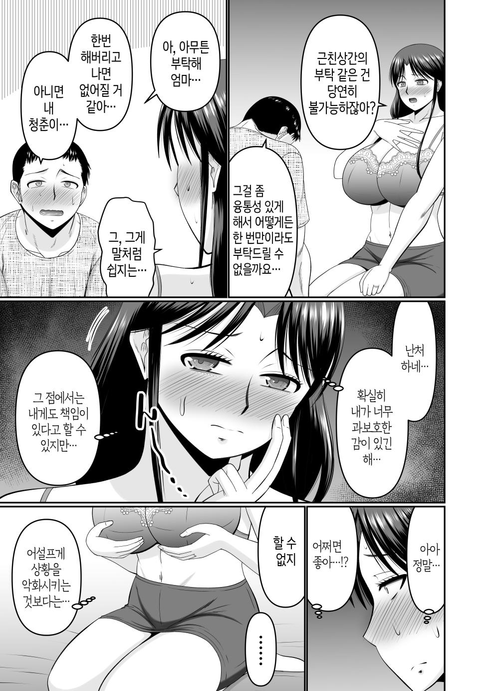 [Complete Box (Hatakeyama Tohya)] Yotta Hahaoya e no Itazura wa Musuko no Tashinami | 술 취한 엄마에게 장난치는 건 아들의 취미 [Korean] [팀 숙녀] [Digital] - Page 10