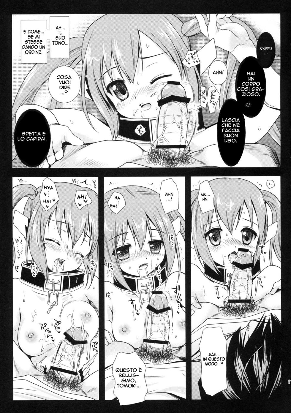 (C77) [Kurosawa pict (Kurosawa Kiyotaka)] Nymph Otoshi (Sora no Otoshimono) [Italian] - Page 10