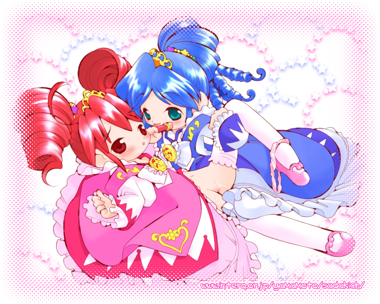 [Sadakichidou] ANGEL DOODLE ”KABEGAMI” REMIX (Fushigiboshi no Futago Hime) - Page 5