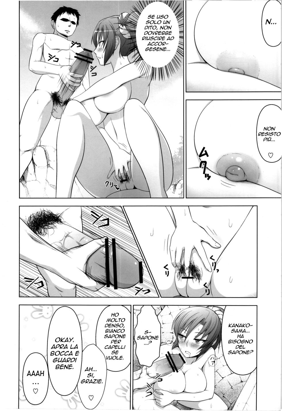(C83) [Circle Eden (Diisuke)] Onsen de Boin-Boin Aneki-tachi ni Bokki wo Misetsukeru Hon (Touhou Project) [Italian] - Page 8
