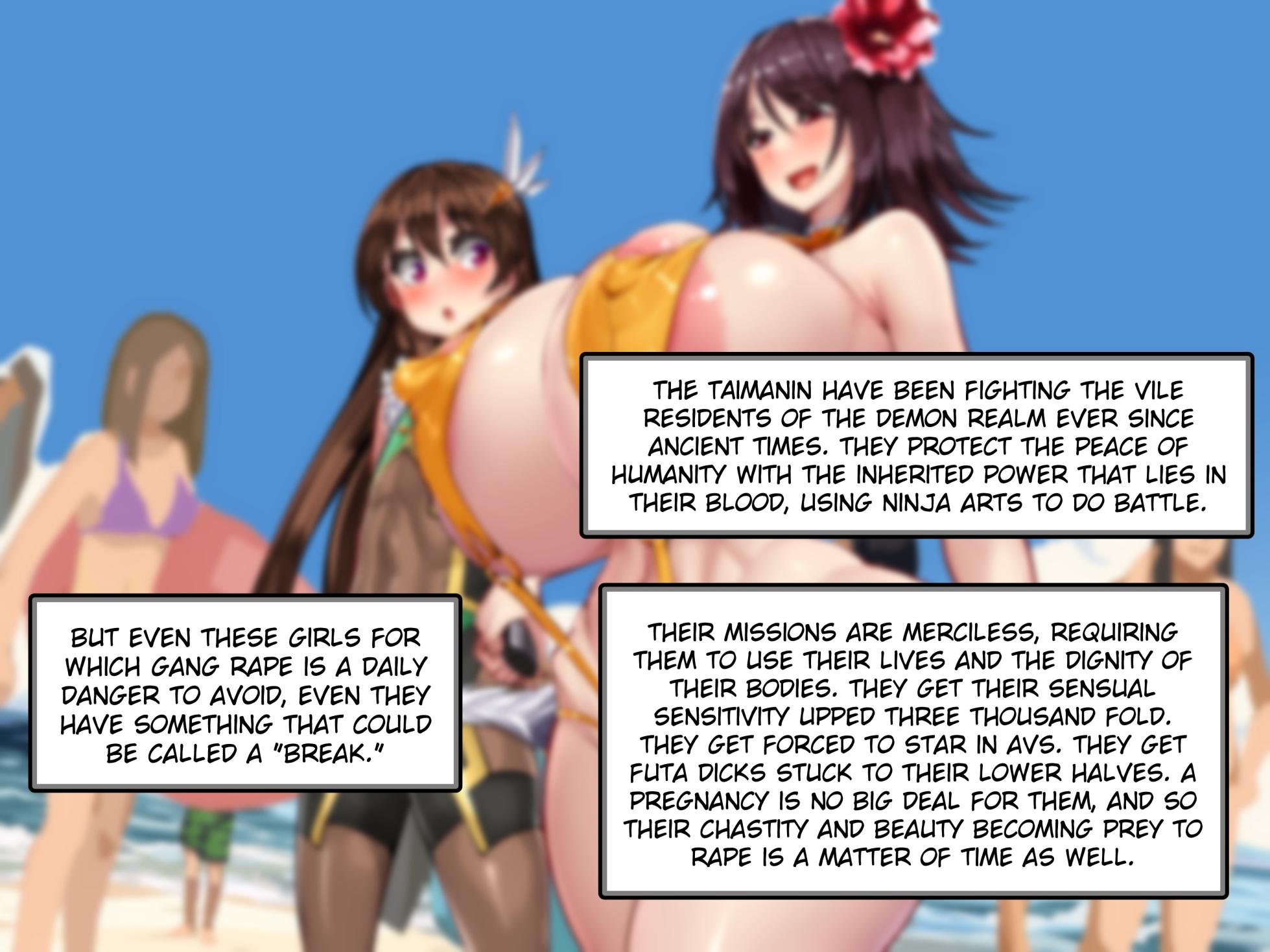 [Kawahagitei] Taimanin Shiranui & Shikanosuke Miboujin to Shota Toshi no Sa Kozukuri Date de Seieki no Umi (Taimanin RPG Extasy) [English] - Page 2