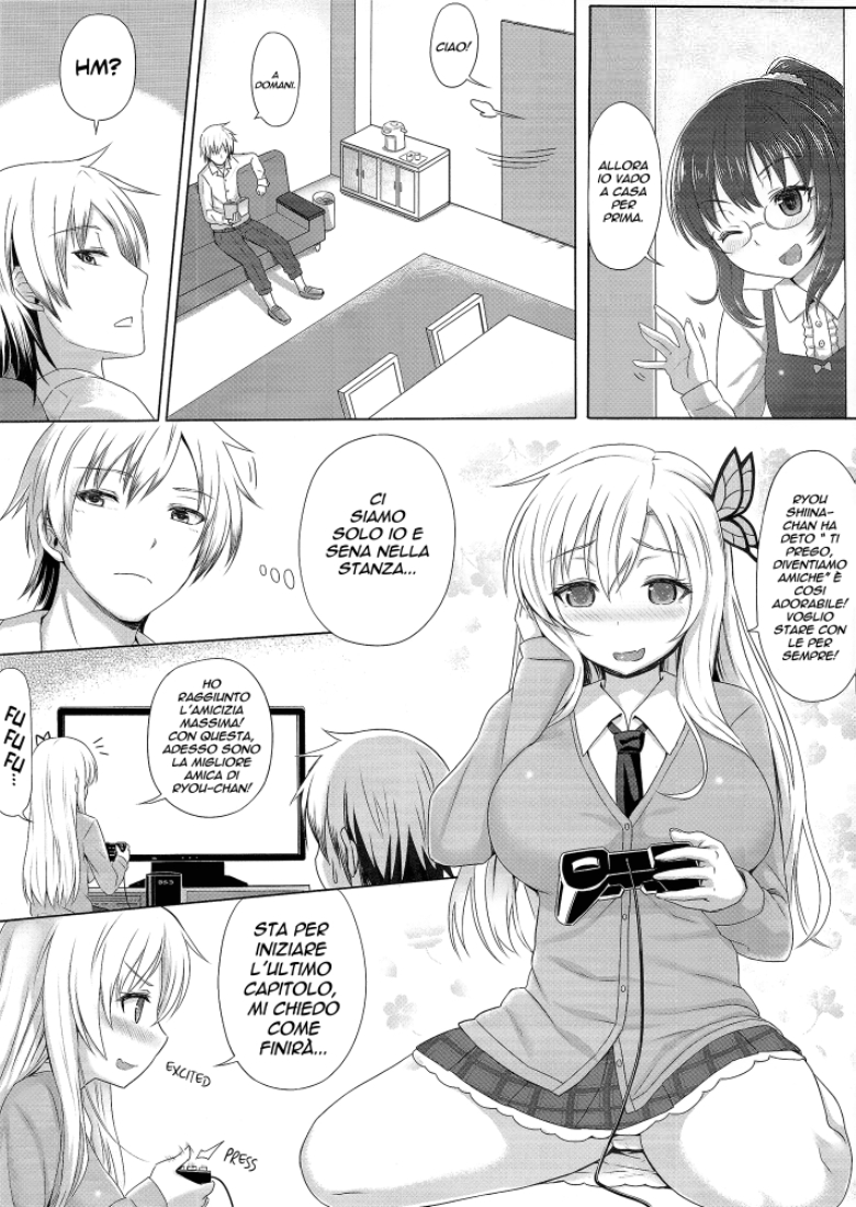 (C84) [Green Ketchup (Zhen Lu)] Sena to Nakayoku Natta (Boku wa Tomodachi ga Sukunai) [Italian] - Page 2