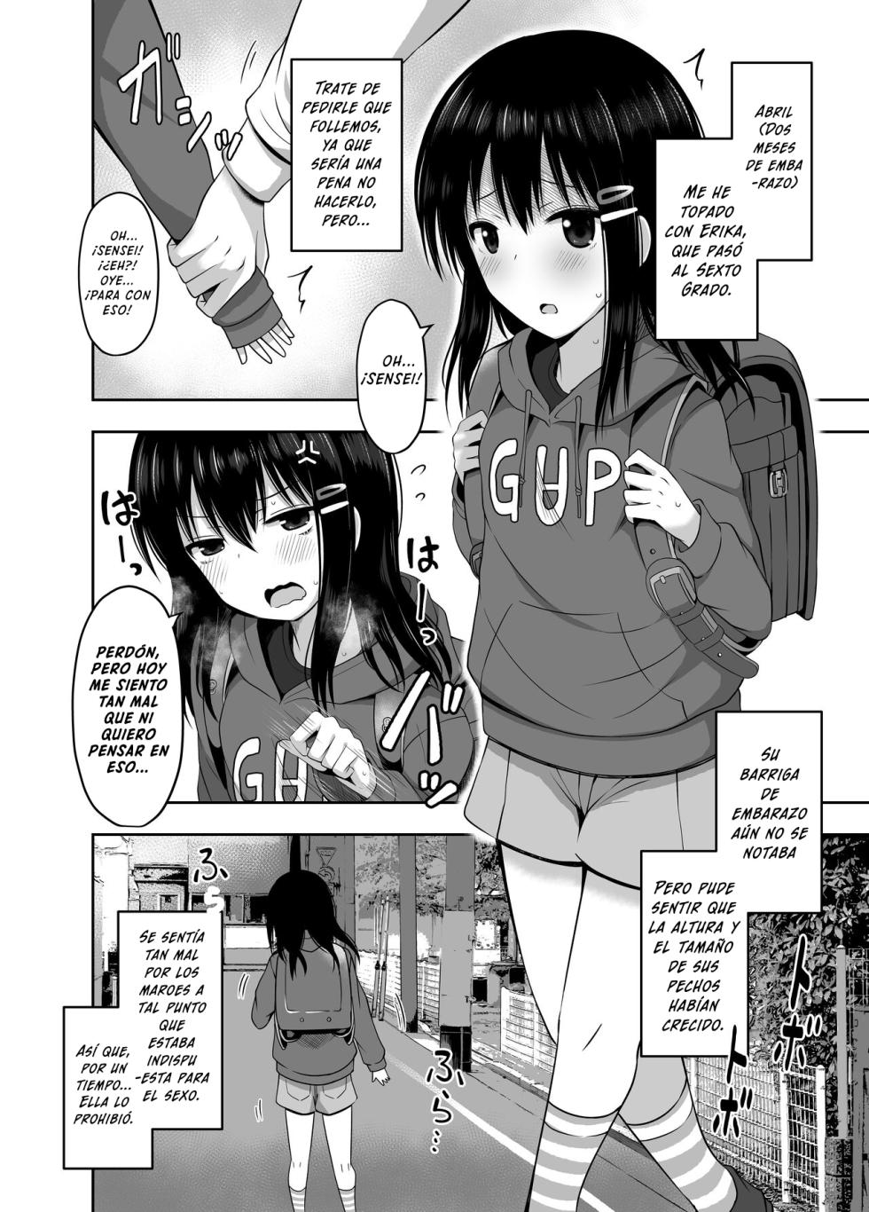[Nna Timun (yurarin)] Shougakusei de Ninshin Shite Aka-chan Unjaimashita 1-4 | Me Embaracé en la Primaria y Di a Luz a un Bebé Cap. 1-4 [Spanish] [Shiro Translation + El Super Saiyan Pajero + EbisuTraslade] [Digital] - Page 10
