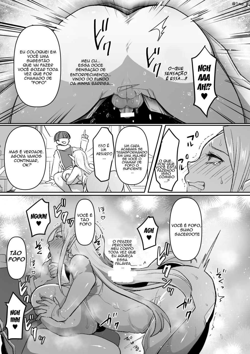 [Ichino Miruku] Warui Elf o Shemale ni Shite Kaishin saseru Hanashi [Portuguese-BR] - Page 8