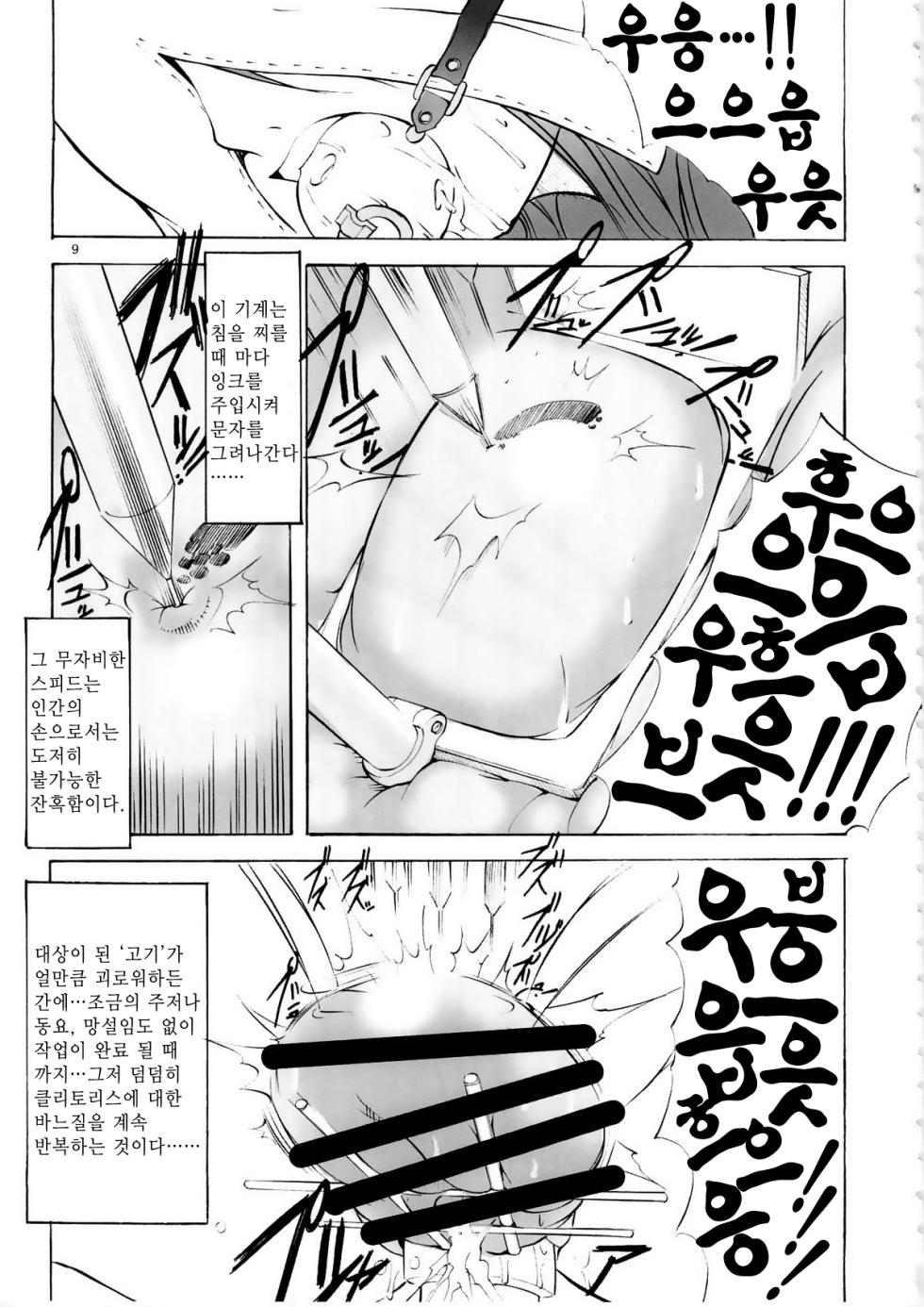 (C79) [Algolagnia (Nagitoh Mikoshiro)] St.Margareta Gakuen - Tokubetsu-hen Jourei ni Junsu | Margareta Special [Korean] - Page 8