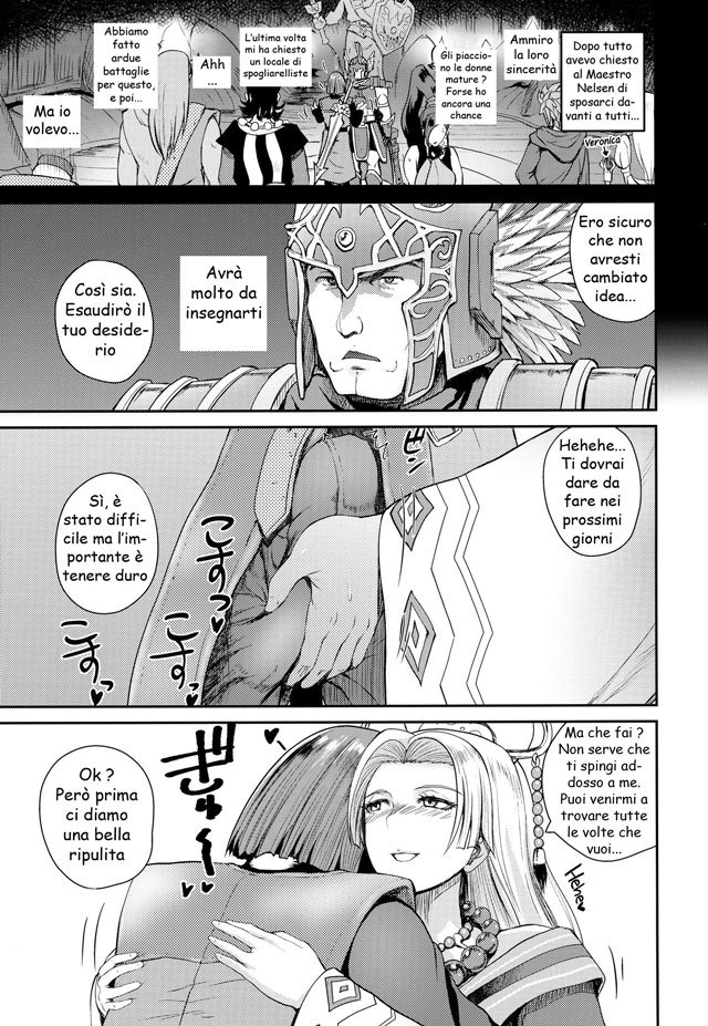 (COMIC1☆13) [Quick kick Lee (Yoshimura Tatsumaki)] Ane-san Nyoubou | Una Moglie Anziana (Dragon Quest XI) [Italian] - Page 4