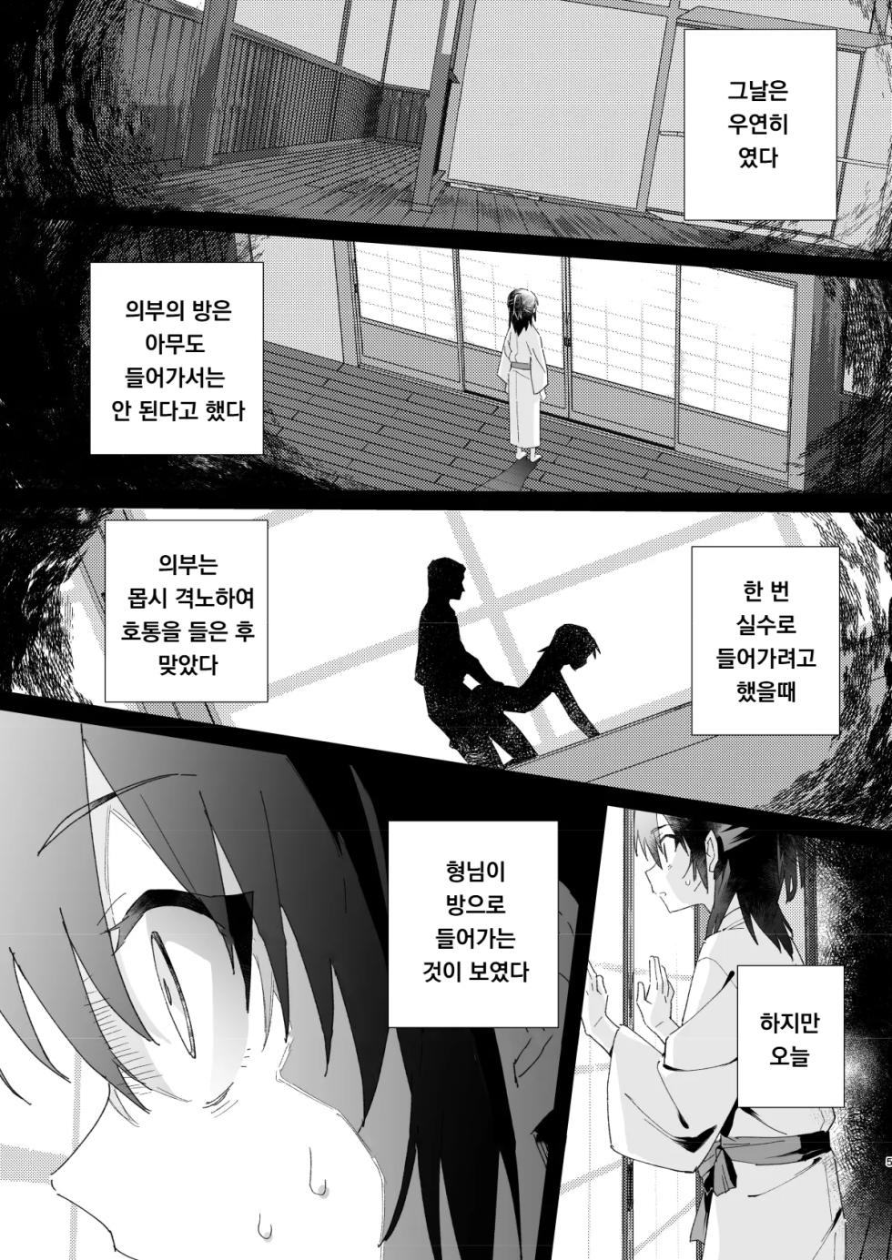 [Pometeor (Enotou)] Hiiragi-ke no Kyoudai | 히이라기 가의 형제 [Korean] [도레솔] - Page 4
