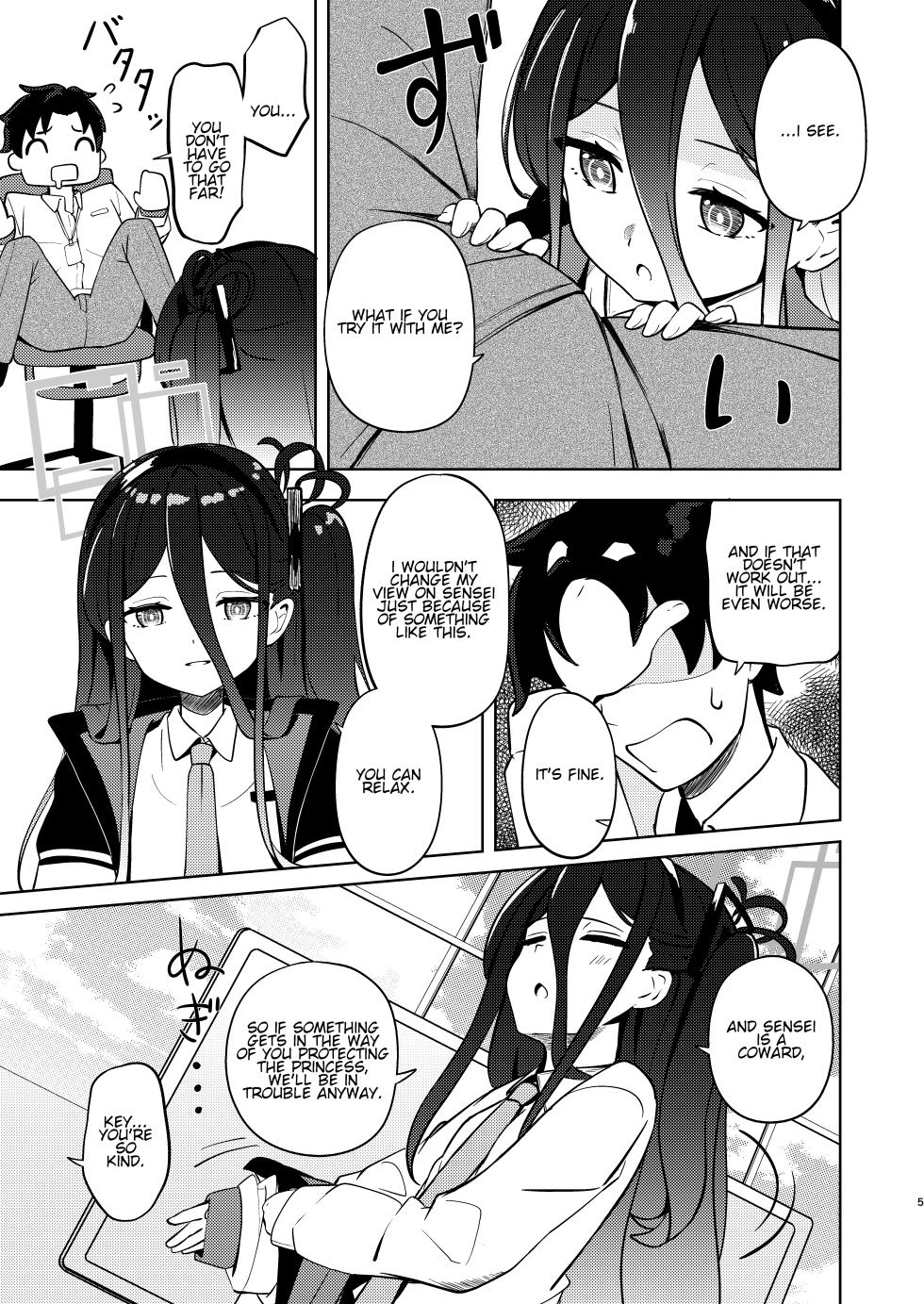 [Inharmonicity (Hotokenoza)] Key-chan Yasashiku Nagusamete! | Key-chan, Please Kindly Comfort Me! (Blue Archive) [English] [Lolitist] [Digital] - Page 4
