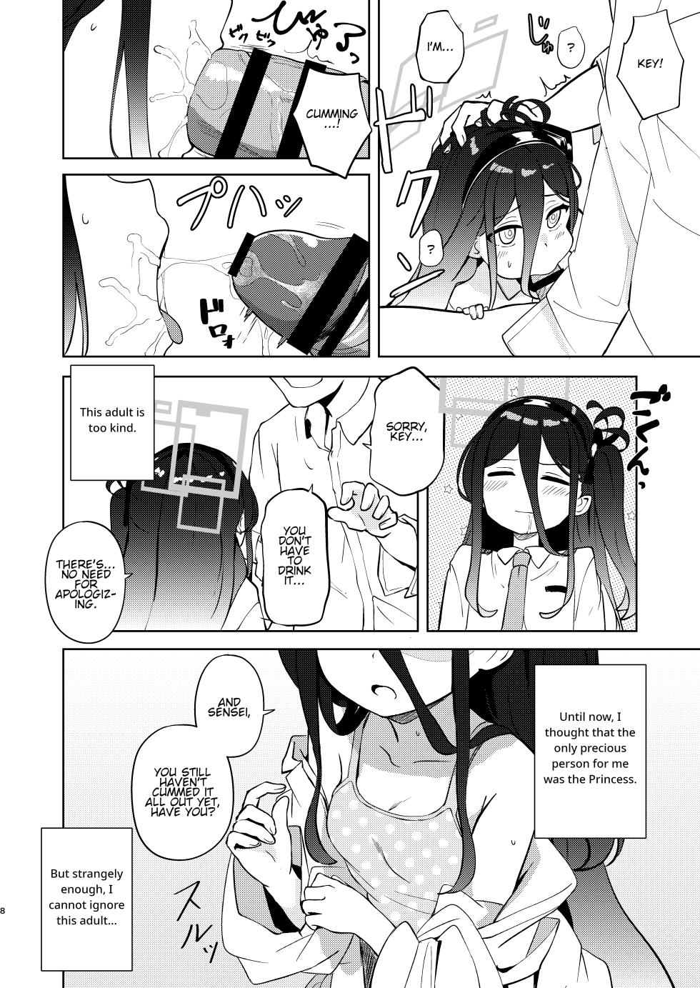 [Inharmonicity (Hotokenoza)] Key-chan Yasashiku Nagusamete! | Key-chan, Please Kindly Comfort Me! (Blue Archive) [English] [Lolitist] [Digital] - Page 7