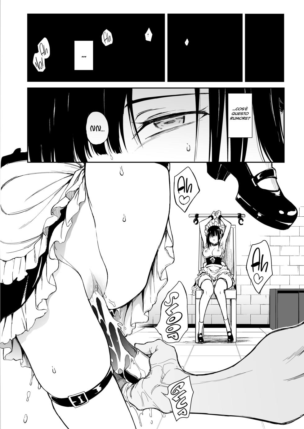 [Kyockchokyock (Kyockcho)] Maid Kyouiku. -Botsuraku Kizoku Rurikawa Tsubaki- 6 | -Rurikawa Tsubaki l'aristocratica decaduta- 6 [Italian] [Rama Oriental Fansub] [Digital] - Page 9