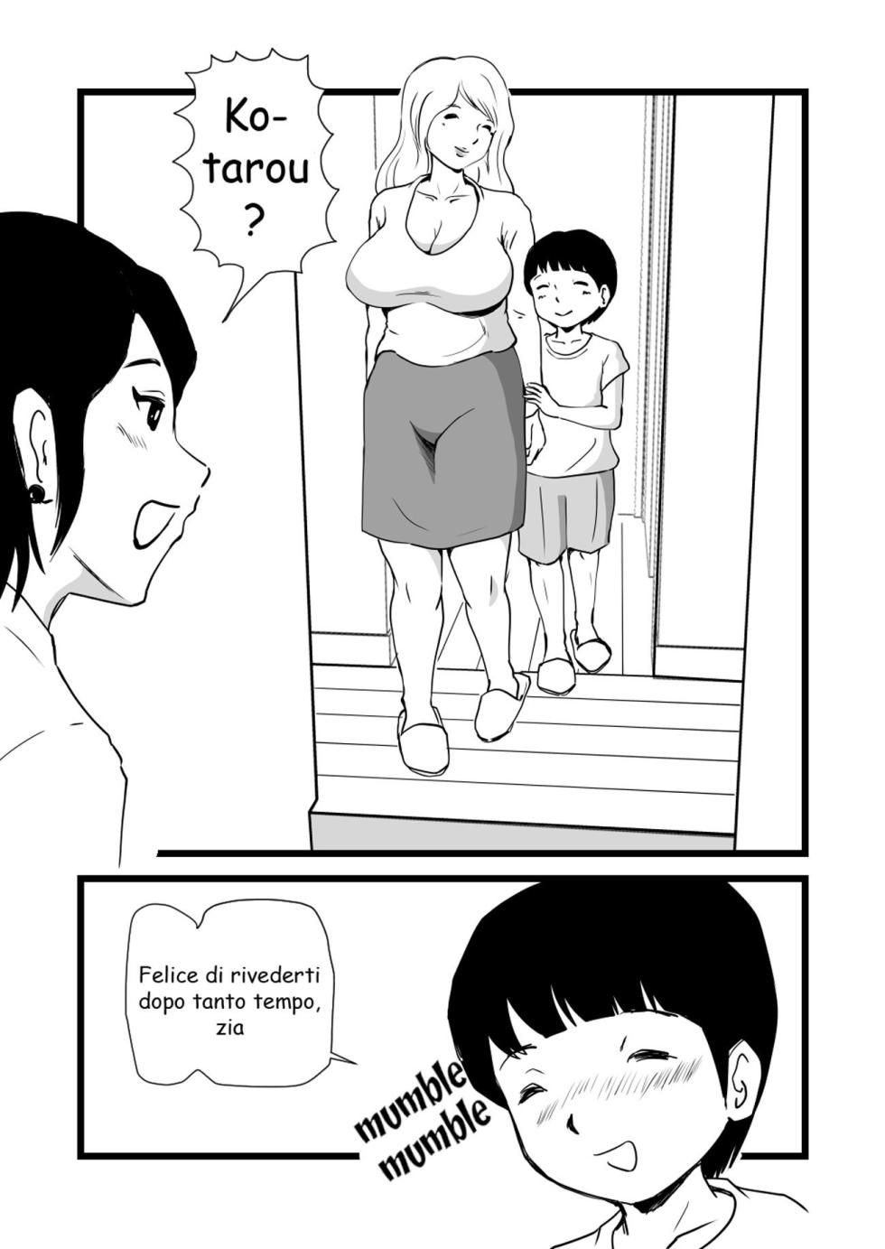 [Momoziri Hustle Dou] Mama to Ayumi-san ni Shibori Torareru Musuko no Hanashi [Italian] - Page 4