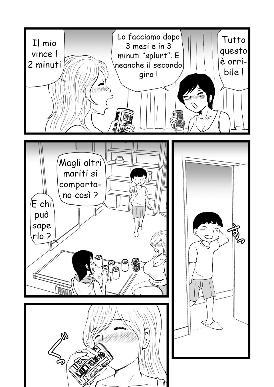 [Momoziri Hustle Dou] Mama to Ayumi-san ni Shibori Torareru Musuko no Hanashi [Italian] - Page 13