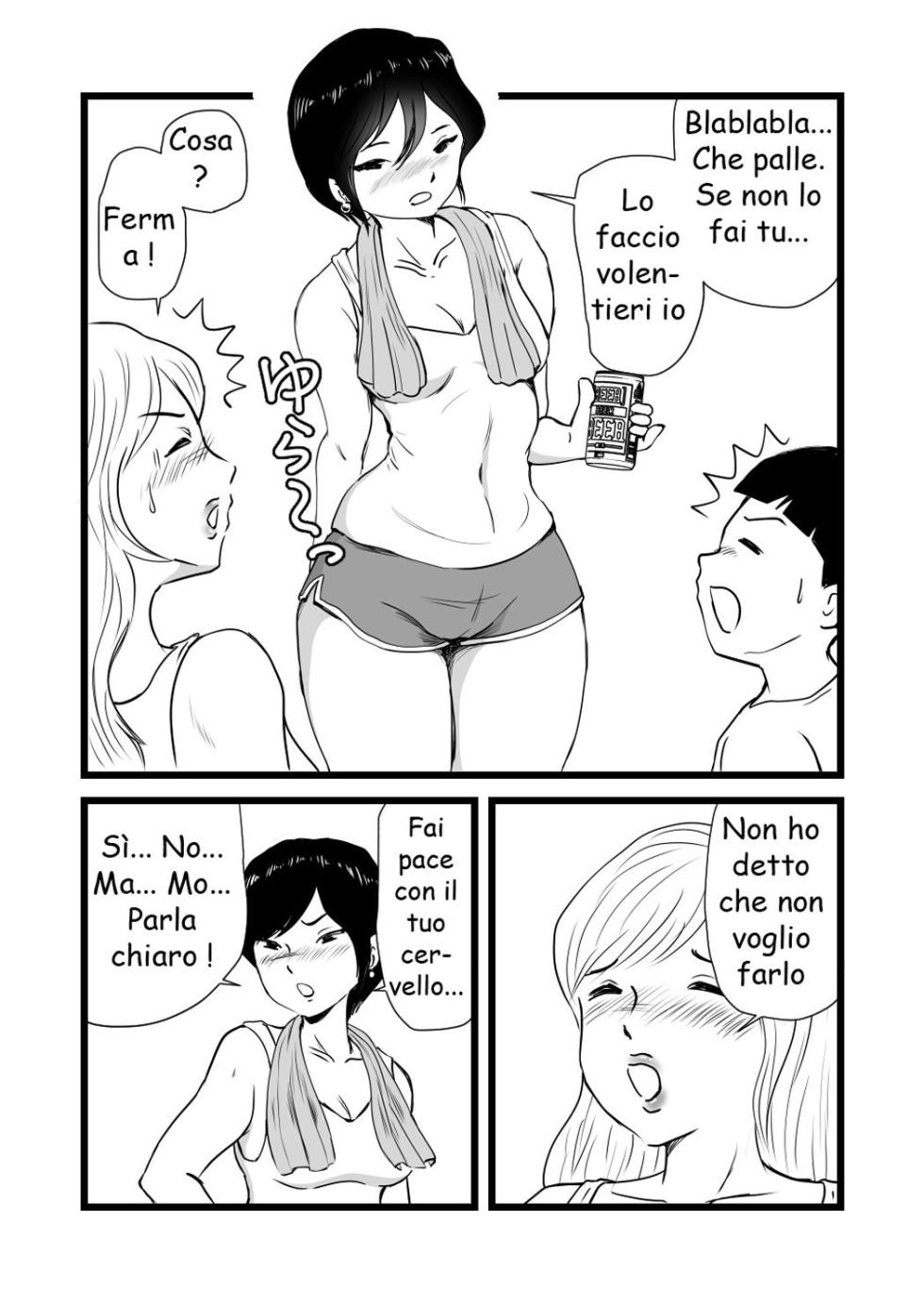 [Momoziri Hustle Dou] Mama to Ayumi-san ni Shibori Torareru Musuko no Hanashi [Italian] - Page 24