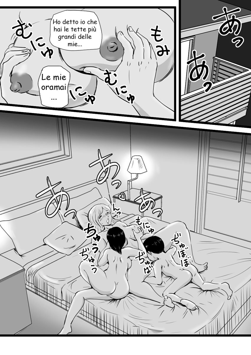 [Momoziri Hustle Dou] Mama to Ayumi-san ni Shibori Torareru Musuko no Hanashi [Italian] - Page 26