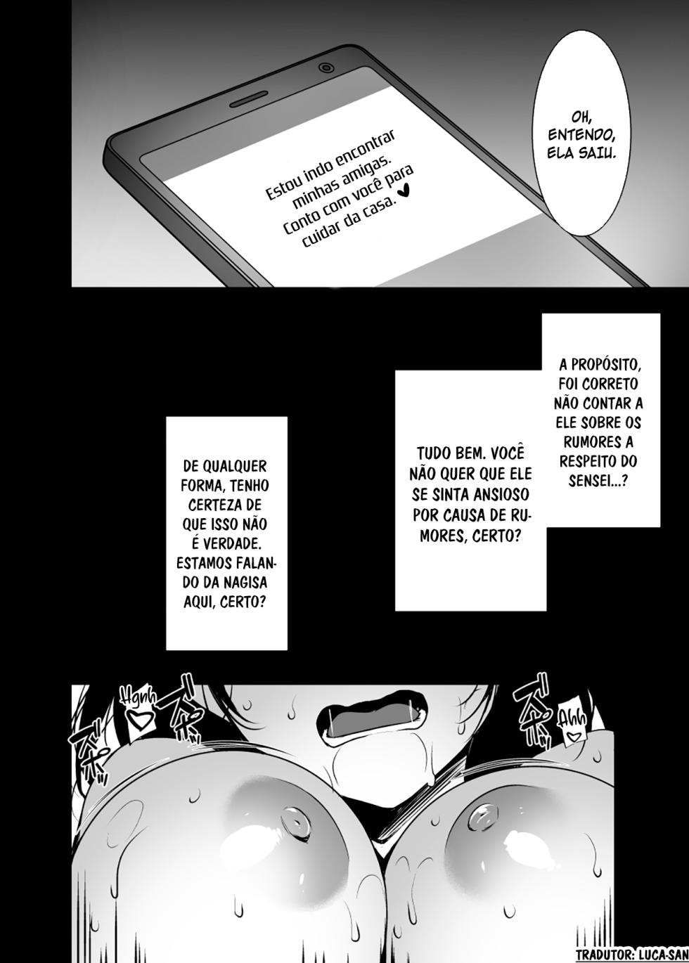 [Himeya (Abe Inori)] Tsuma no Hajimete no Otoko ~Otto ni Naisho no Saikai Koubi~ [Portuguese-BR] [Luca-San] [Digital] - Page 35