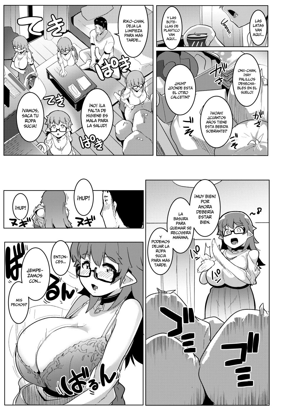 [Hitsuji Kikaku (Muneshiro)] Imouto wa Mesu Orc 6 [Spanish] [MandaloAsiNoma] [Digital] - Page 9