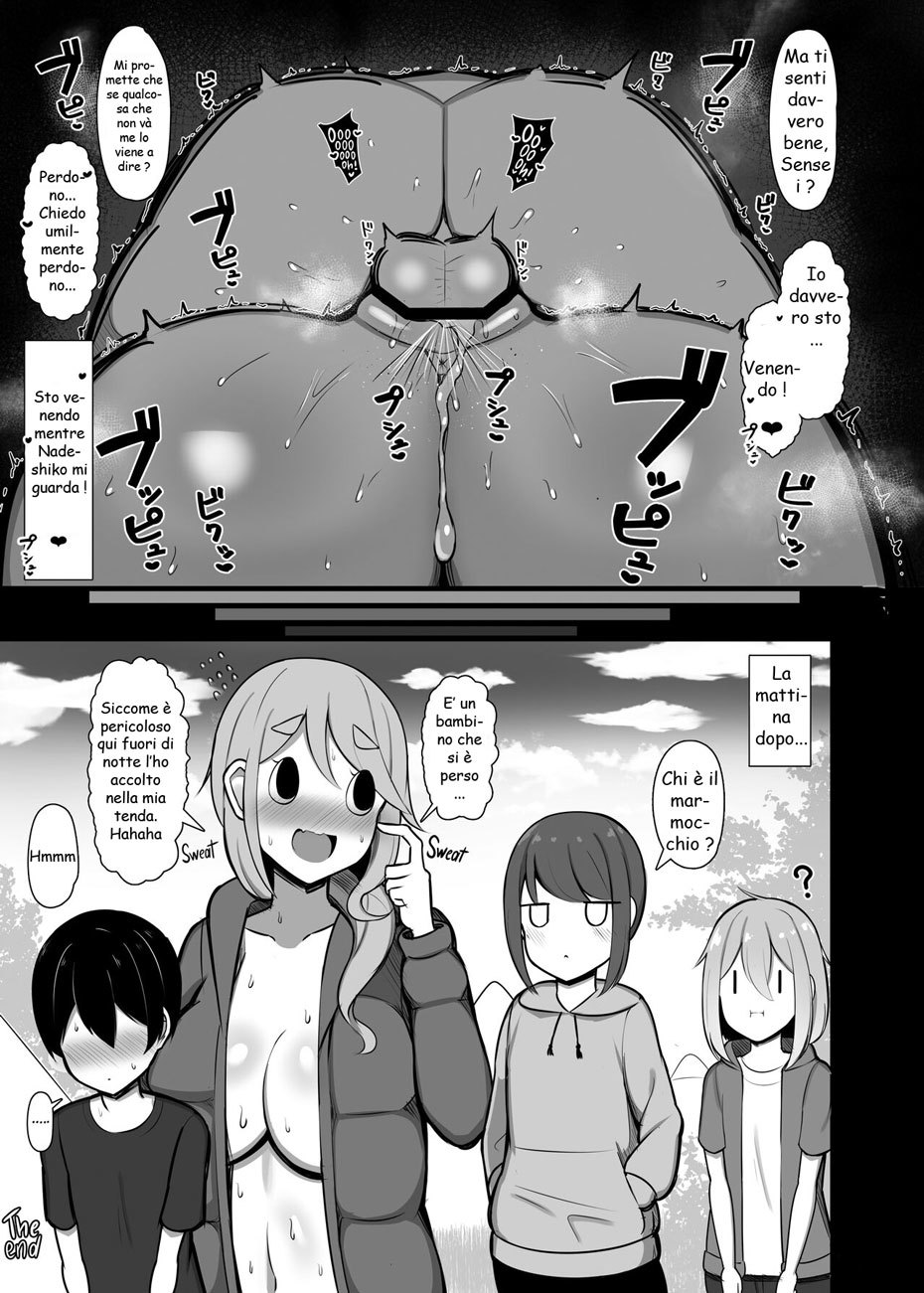 [Fly Dish (Jakko)] Boku to Sensei to Mure Tent | Impazzire nella Tenda della Mia Sensei (Yuru Camp) [Italian] [Digital] - Page 16