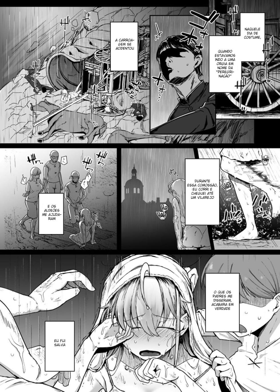 [Jikahatsudensho (flanvia)] Zange Ana 1–5 | Buraco da Confissão 1–5 [Portuguese-BR] [mundohentaioficial.com] - Page 8