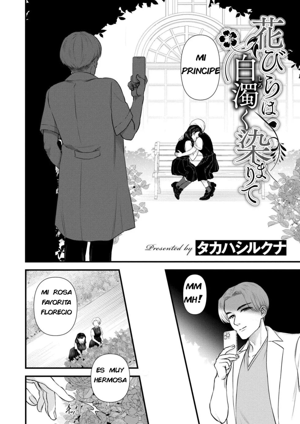 [Takahashi Rukuna] Hanabira wa Hakudaku ku Somarite | Los Pétalos se Vuelven de un Blanco Turbio (Comic Kaien VOL.15) [Spanish] [bunny lgd] [Digital] - Page 2