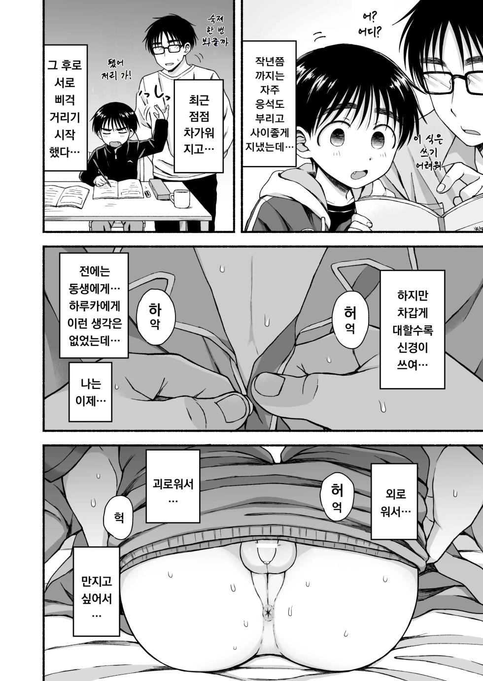 [Yamijiru (Tanano Nata)] Genkai Jukensei wa Kawaii Otouto no Yume o Miru ka? | 한계 수험생은 귀여운 남동생의 꿈을 꾸는가? [Korean] [도레솔] - Page 9