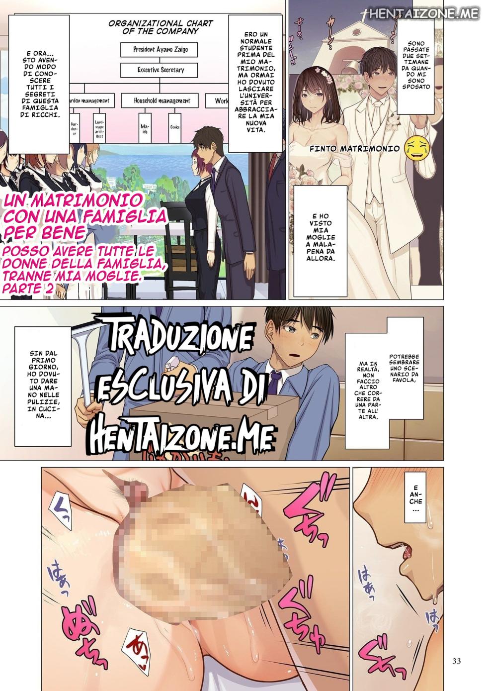 [Emori Uki] Fugou Ichizoku no Muko ~ Tsuma Igai Zenin Ore no Onna | Un matrimonio con una famiglia per bene Ch.1-4  [Italian] - Page 29