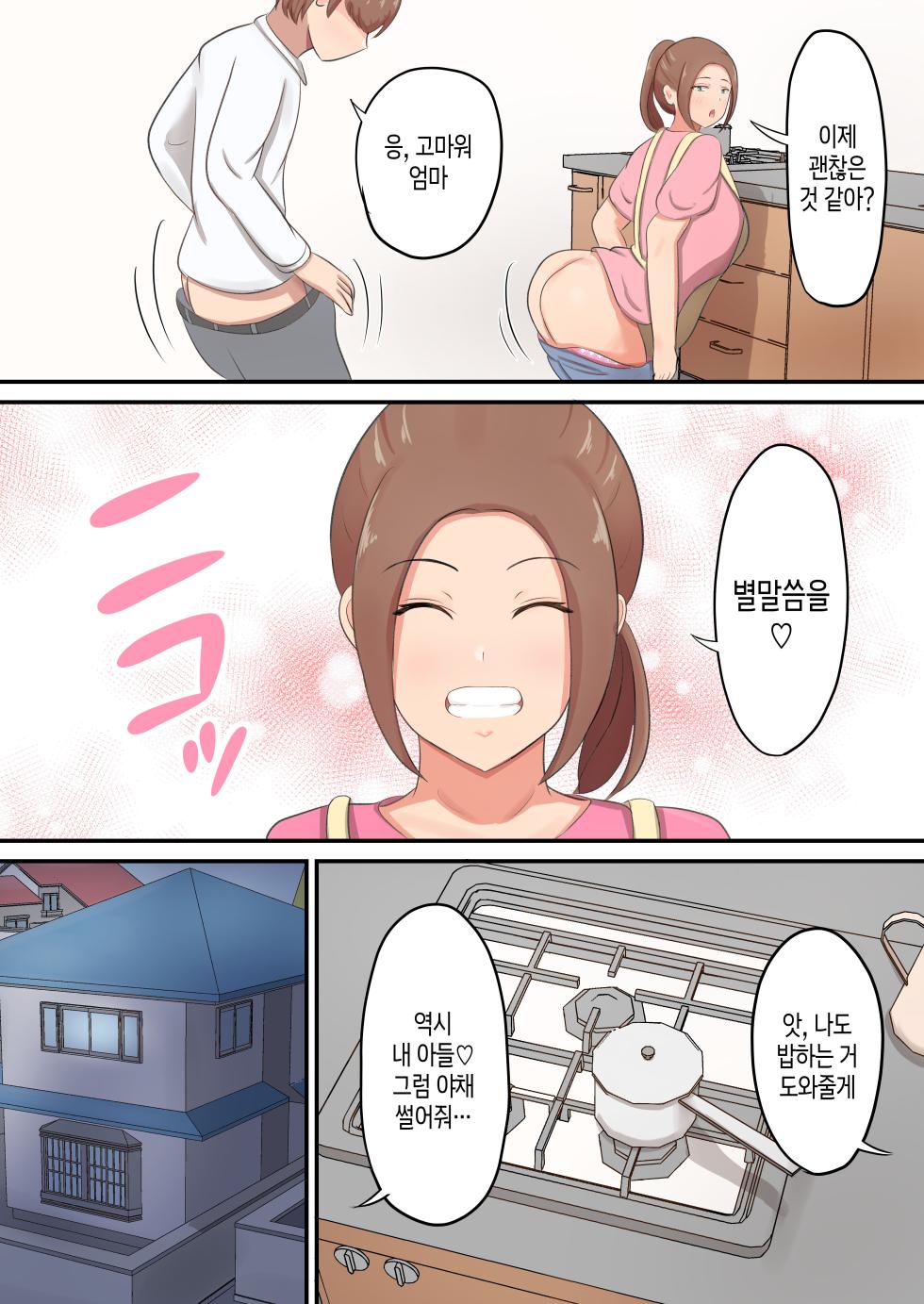 [Shirakumo Zen] Mune mo Shiri mo Utsuwa mo Dekai Haha ni Seiyoku Zenbu Uketomete Moratta! | 가슴도 엉덩이도 그릇도 큰 엄마가 성욕을 전부 받아줬다![Korean][팀 숙녀] - Page 33