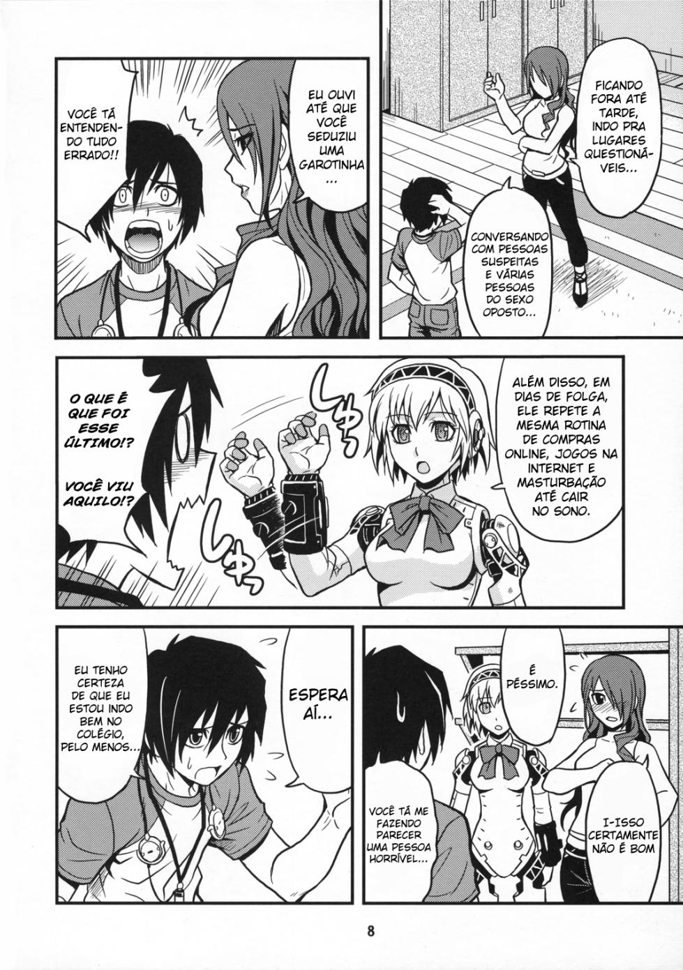 (C71) [Junpuumanpandou (Hida Tatsuo)] Noble Maiden (Persona 3) [PT-BR] [Dartaiko] - Page 7