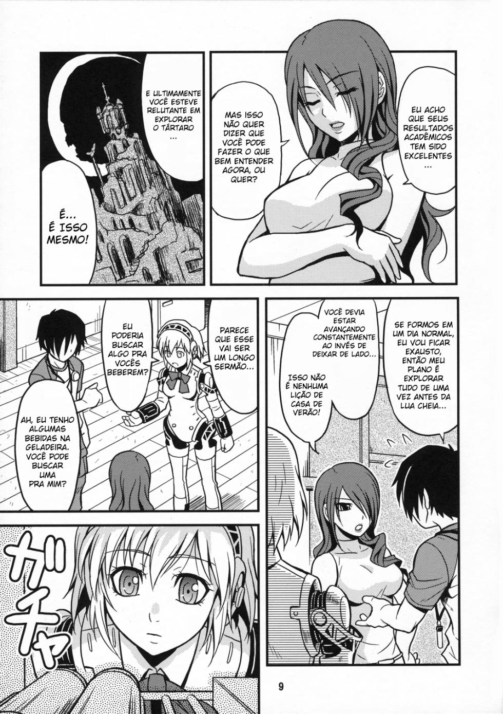 (C71) [Junpuumanpandou (Hida Tatsuo)] Noble Maiden (Persona 3) [PT-BR] [Dartaiko] - Page 8