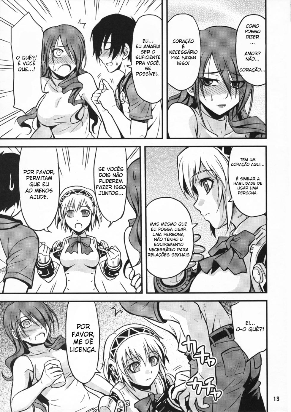 (C71) [Junpuumanpandou (Hida Tatsuo)] Noble Maiden (Persona 3) [PT-BR] [Dartaiko] - Page 12