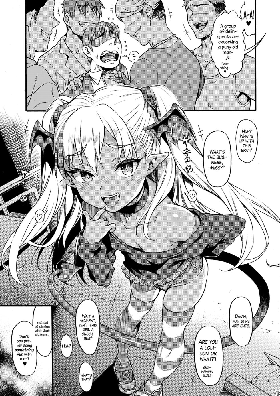 [Rabbish Kingdom (Uousaoh)] Yasashii? Mesugaki Succubus ~Yankee Oshioki Hen~ | A Kind(?) Cheeky Succubus Brat: Delinquents Punishment Arc [English] [The Blavatsky Project] [Digital] - Page 2