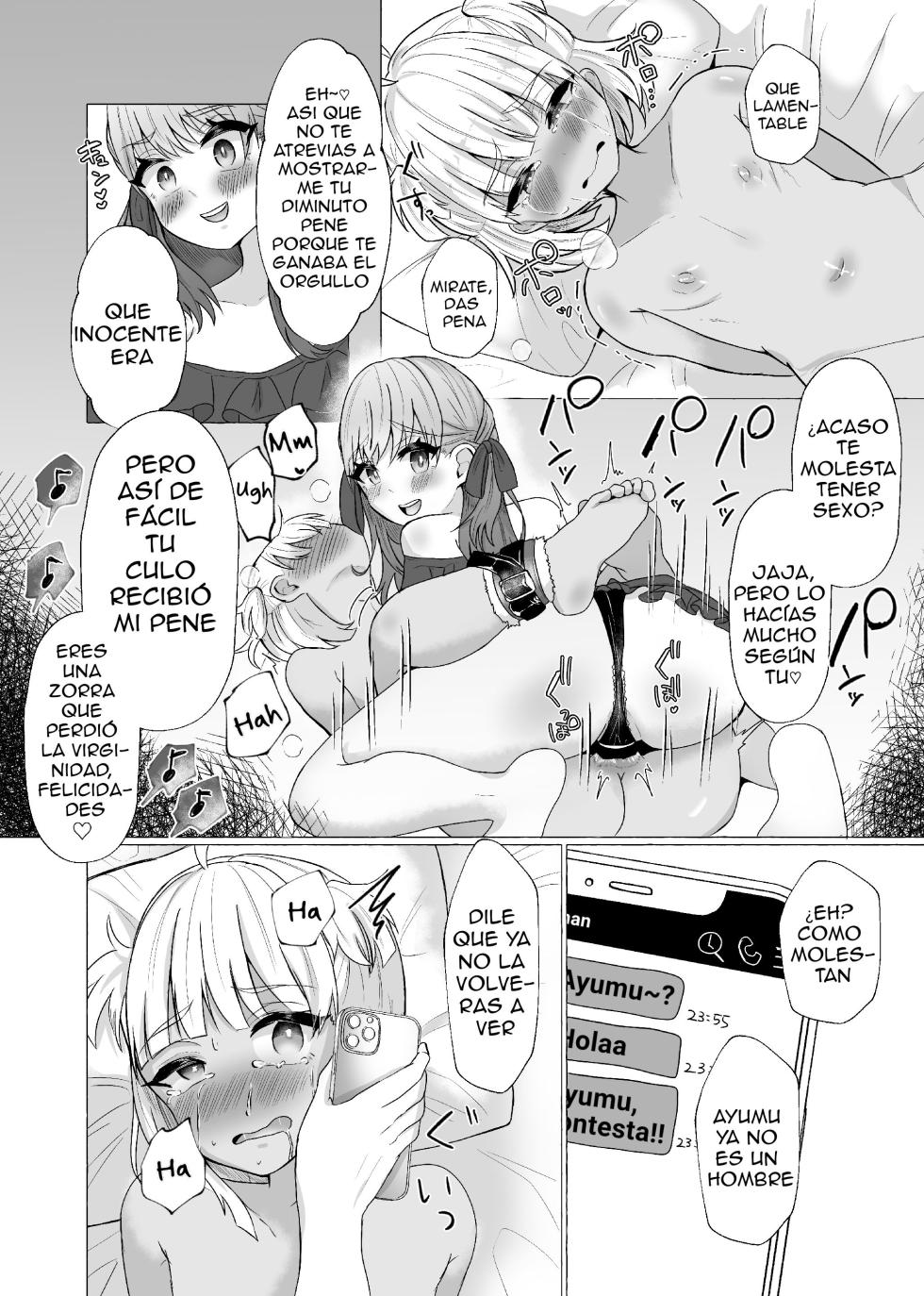 Mesu Ochi Seisai 〜 Uwaki Shita Kare o Mesu Ni Suru Made〜 [Delnero] [Spanish] - Page 17