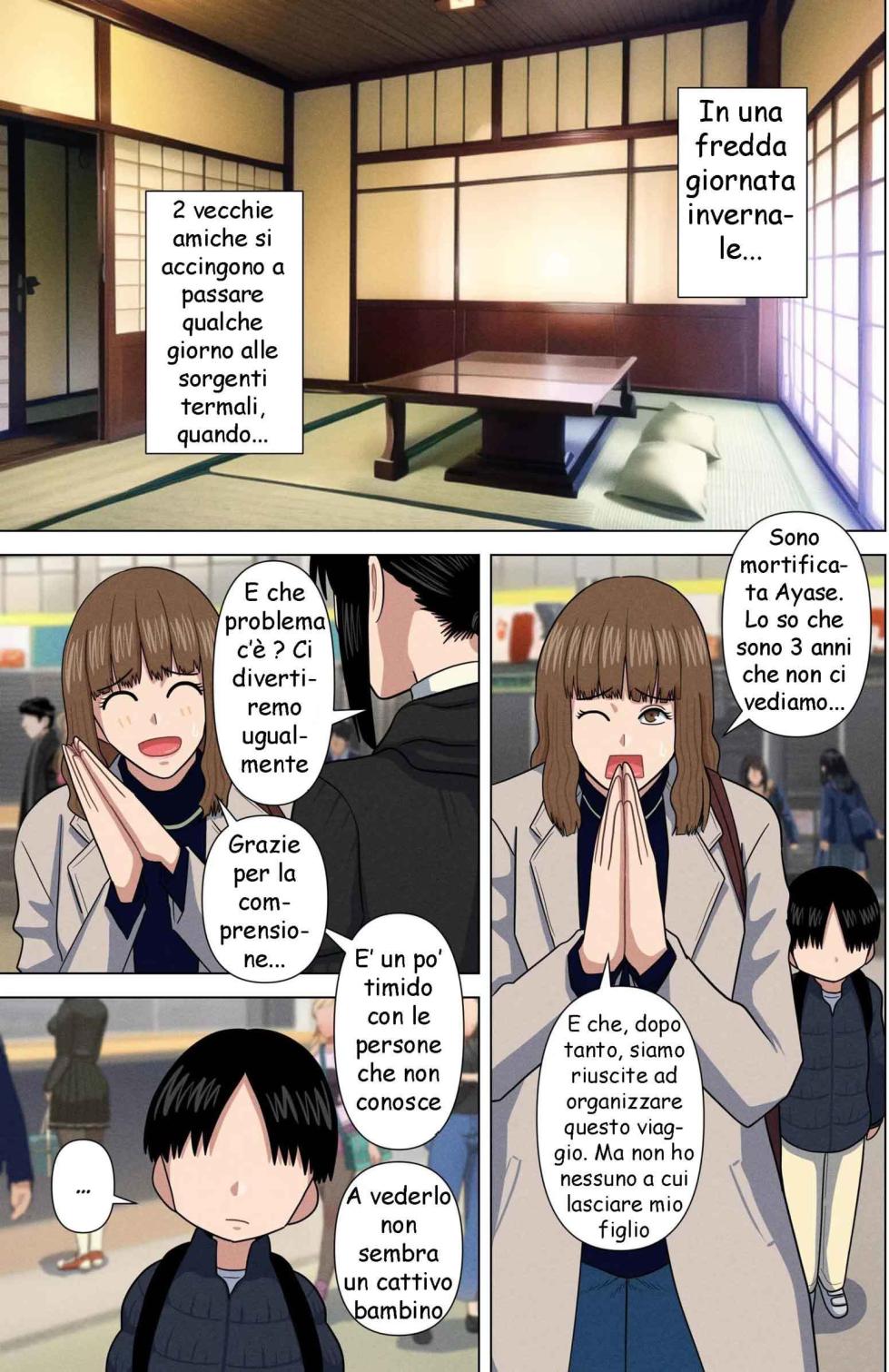 [Gin Eiji] Oba-san to Onsen Ryokan de... | Viaggio alle Fonti Termali con L' Amica di mia Mamma [Italian] - Page 3