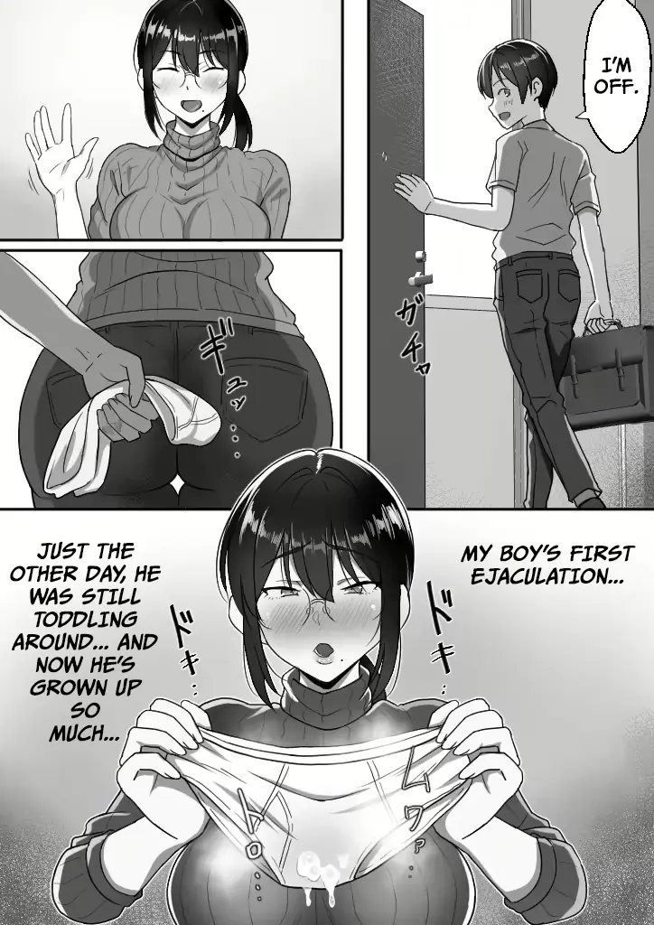 [Hot Mikan (Kishimen)] Binbou Gurashi na Boshi Katei no Oyako Koubi wa Kimochi Ii. | Mother & Son Bonding in a Poor Single-Parent Household Feels Good [English] [PPanGames] [Partially Uncensored] - Page 6