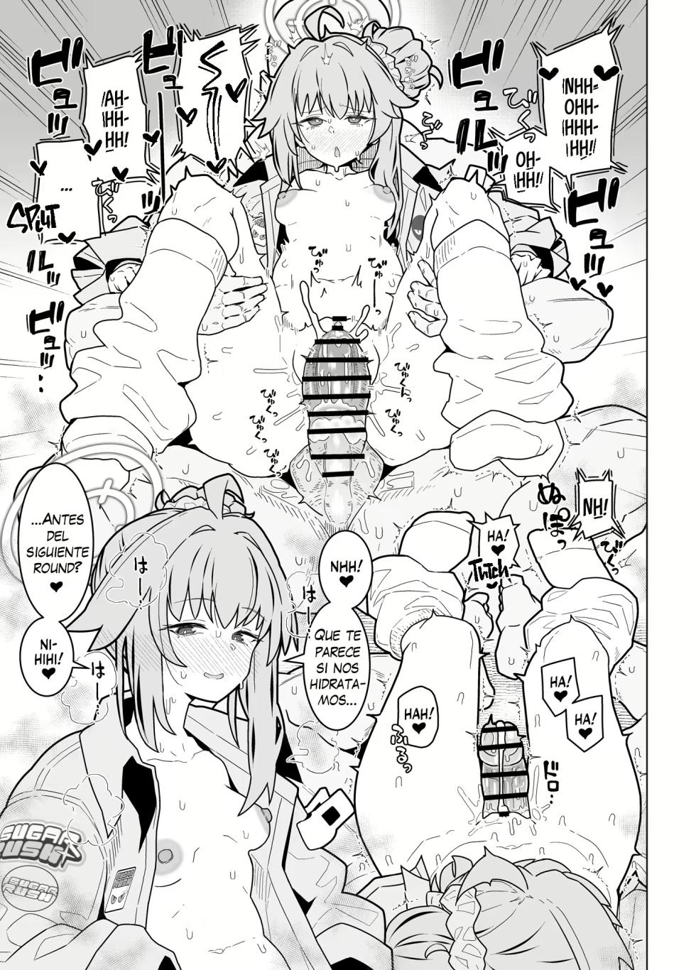 [Kyokutou Koumuten (Kikunosukemaru)] GIRLFriend's 21 (Blue Archive) [Spanish] [Me Banearon x P3NDEJ0] [Digital] - Page 10