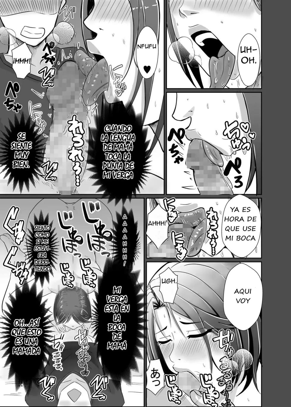 [Ero no Teishokuya] Kaa-san ga Nuite Ageyou ka？❤ |¿Te lo sac❤, mamá？ [Spanish] [unicavez] - Page 21