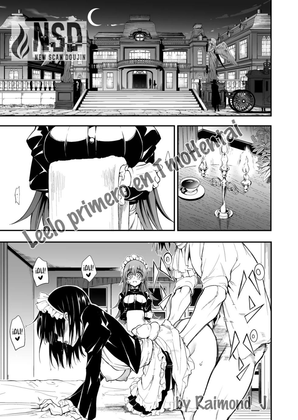[Kyockchokyock (Kyockcho)] Maid Kyouiku. 7 -Botsuraku Kizoku Rurikawa Tsubaki- | Educación de una Maid. 7 -La Noble Caída, Rurikawa Tsubaki- [Spanish] [New Scan Doujin] [Digital] - Page 3