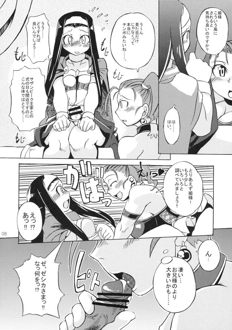 (C69) [Gadoujuku (Kawacchi Hirohiro)] Oppai Ippai Yume Oppai (Dragon Quest VIII) - Page 7