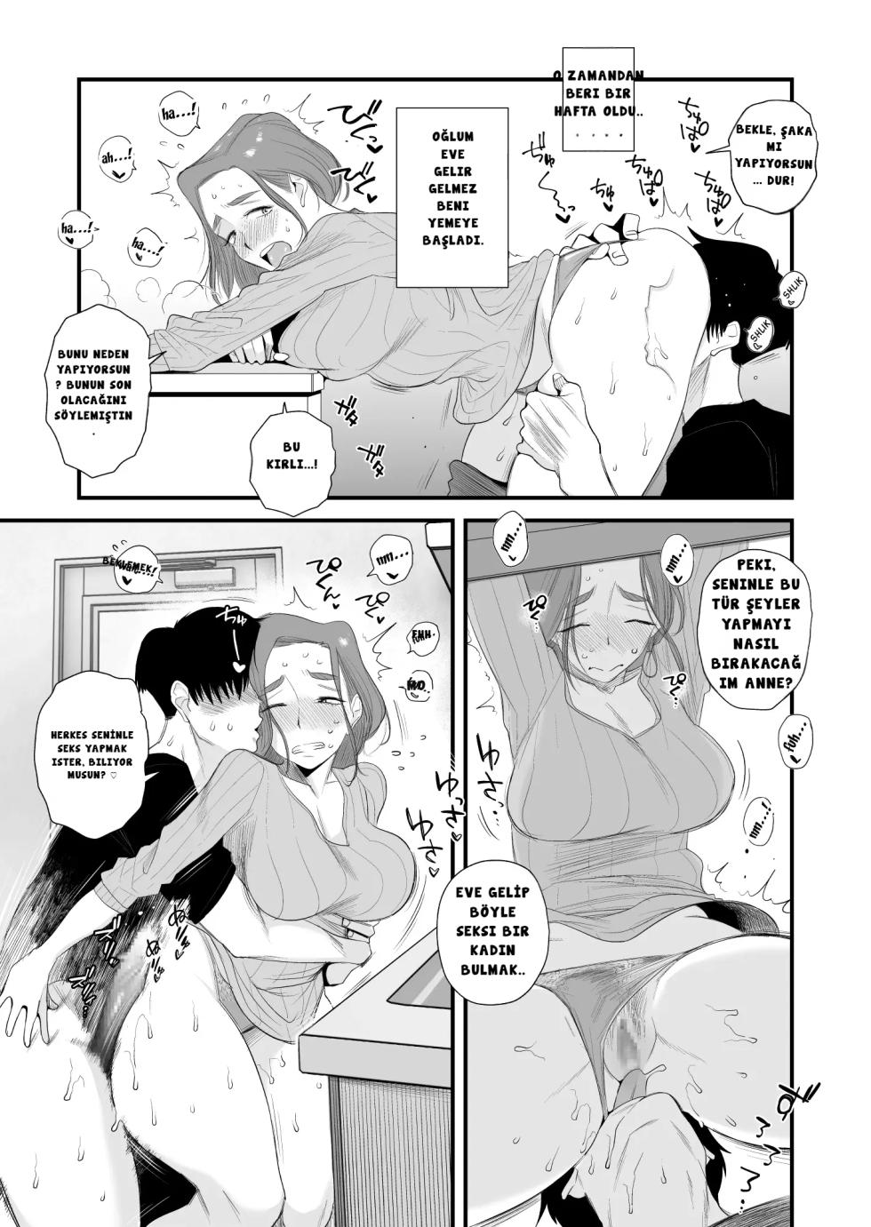 [Haitoku Sensei] Chichioya Kounin! Hasegawa-san Chi no Oyako Kankei ~Fuufu no Shinshitsu Nakadashi Hen~ [Turkish][Türkçe][RaVaRaL] - Page 29