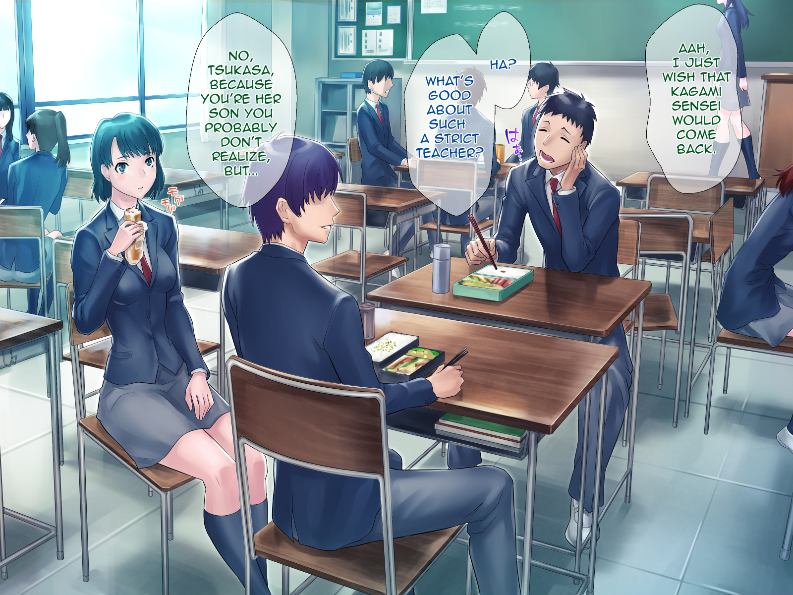 [Grassturtle] S Kyoushi na Kagami-sensei to M Haha na Ryouko-san 2 | S-Teacher Kagami-sensei and M-Mother Miss Ryouko 2 - Page 5