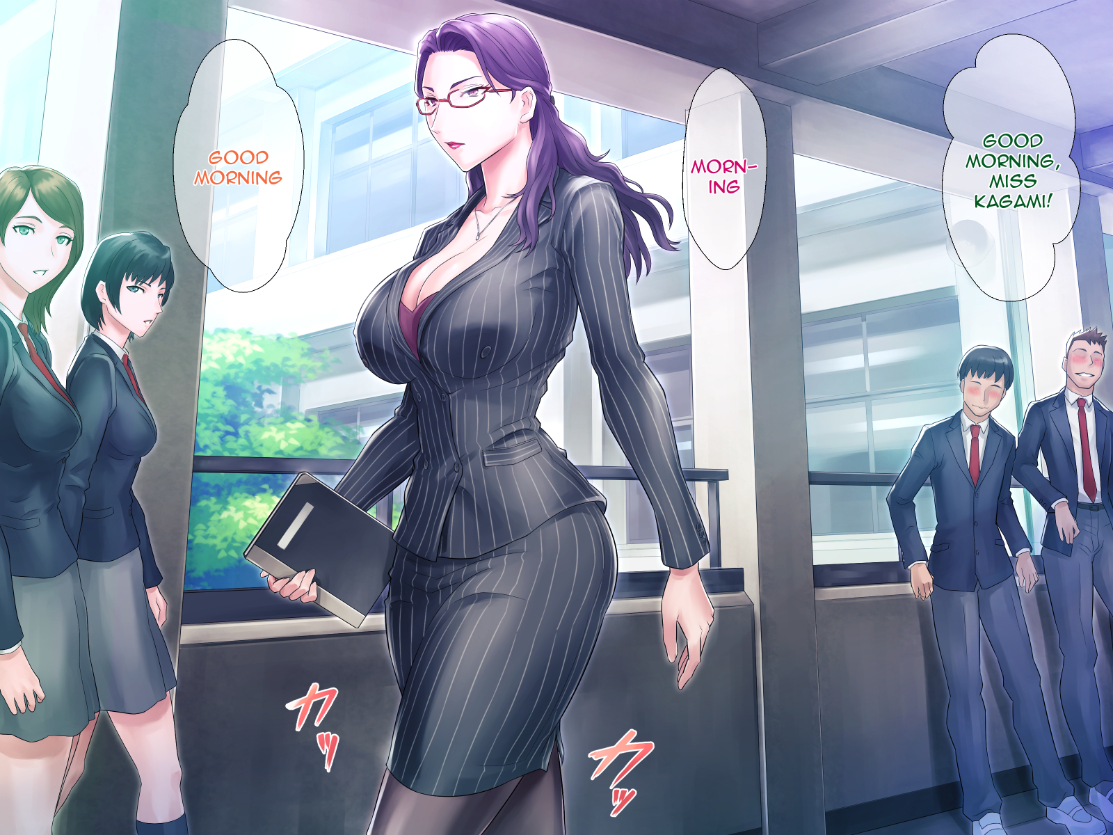 [Grassturtle] S Kyoushi na Kagami-sensei to M Haha na Ryouko-san 2 | S-Teacher Kagami-sensei and M-Mother Miss Ryouko 2 - Page 19