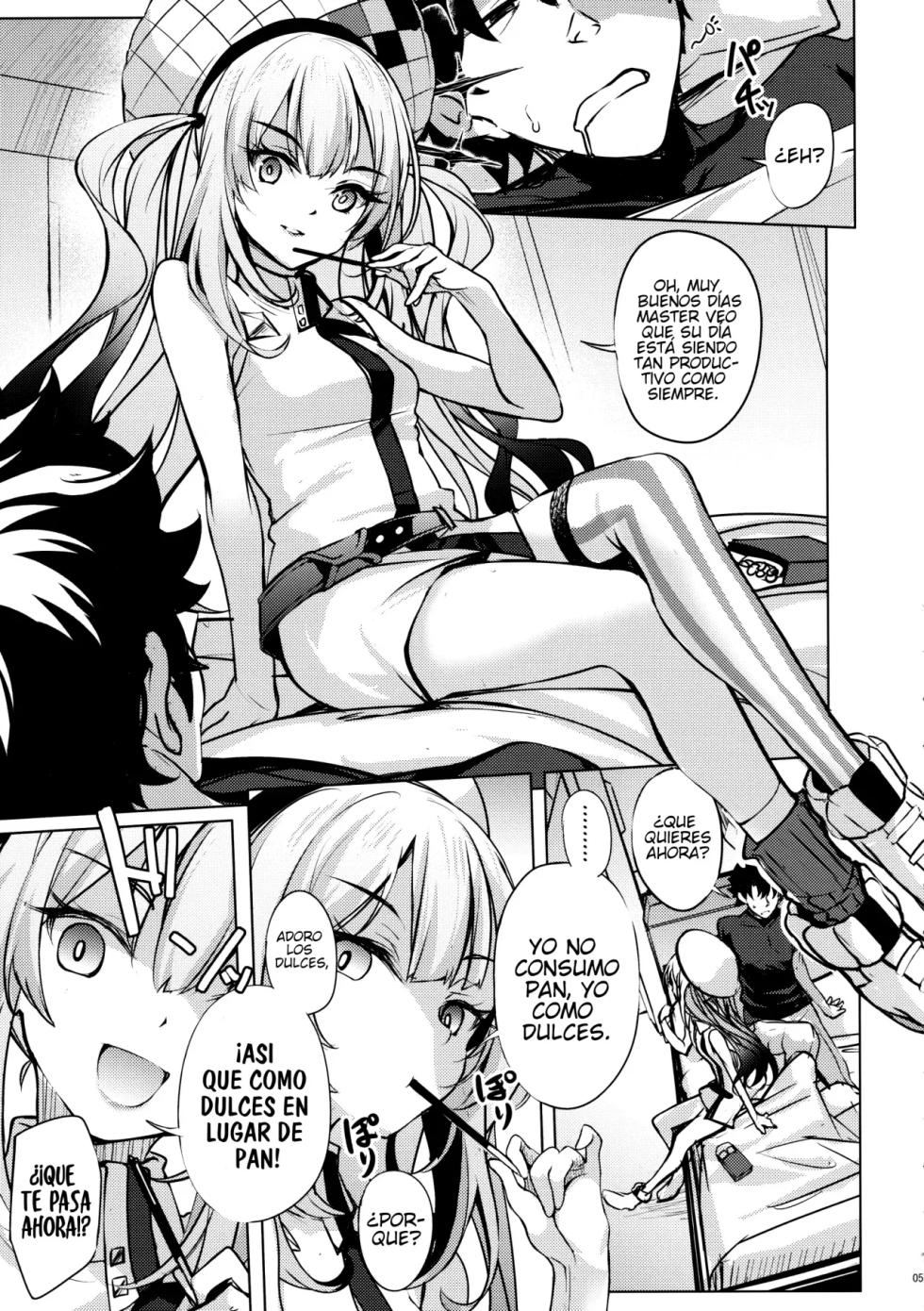 (C104) [Part K (Hitsujibane Shinobu)] Warui Ko Marie wa Guchiritai | La Traviesa Marie Alter Quiere Quejarse (Fate/Grand Order) [Spanish] [Knights of Cydonia] - Page 4
