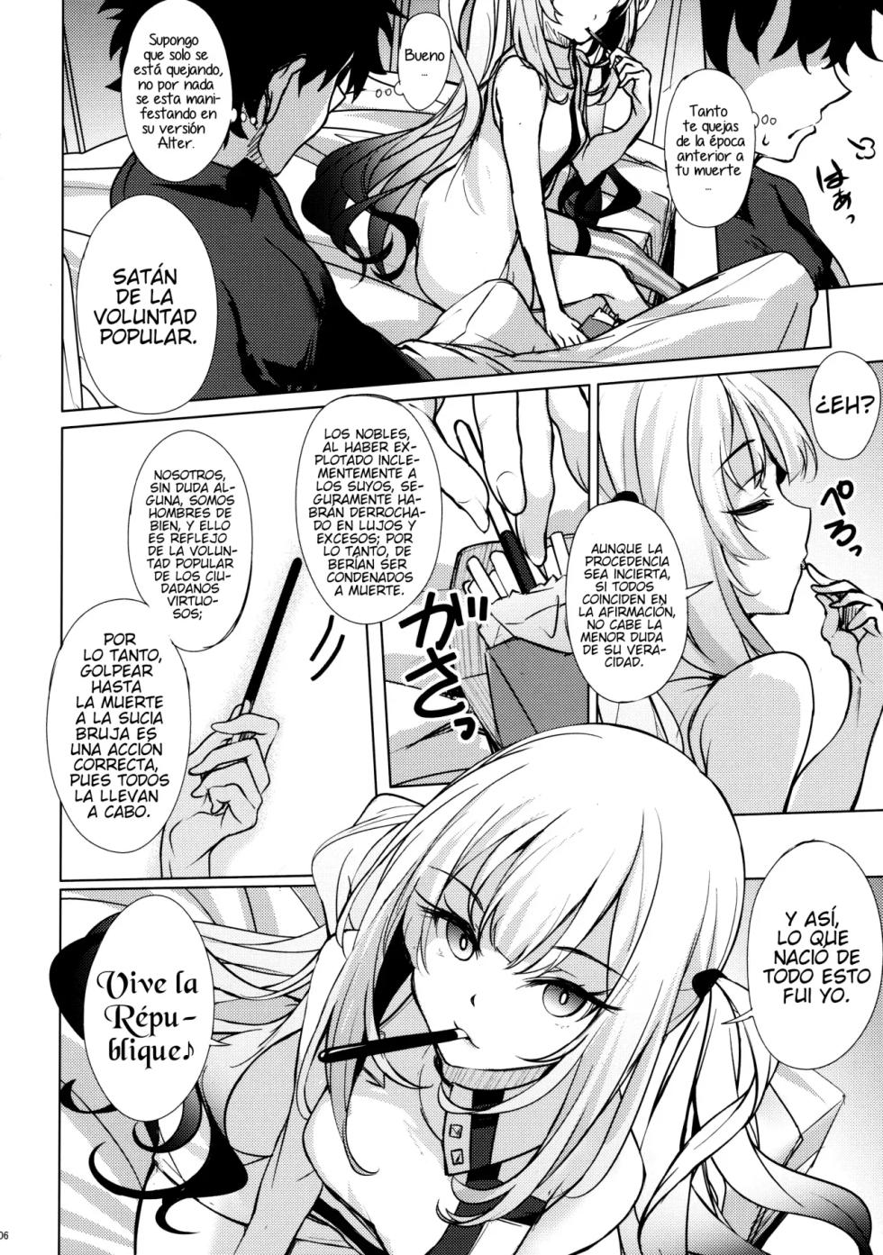 (C104) [Part K (Hitsujibane Shinobu)] Warui Ko Marie wa Guchiritai | La Traviesa Marie Alter Quiere Quejarse (Fate/Grand Order) [Spanish] [Knights of Cydonia] - Page 5