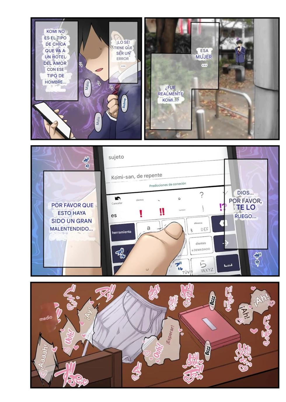 [Ryoku Shinpan (Katsuyoshi)] Gakuen no Madonna ga Saimin Sennou de Netoraremashita (Komi-san wa Komyushou Desu.) [Spanish] [Adrexdragora] - Page 11