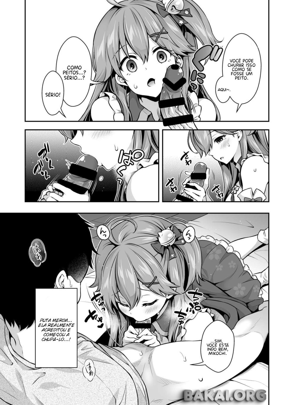 (C99) [Hachinoko P (hatigo)] Mikochi Saimin Ecchi Hon ~Youji Taikou Hen~ (Sakura Miko) [Portuguese-BR] [Bakai.org] - Page 10