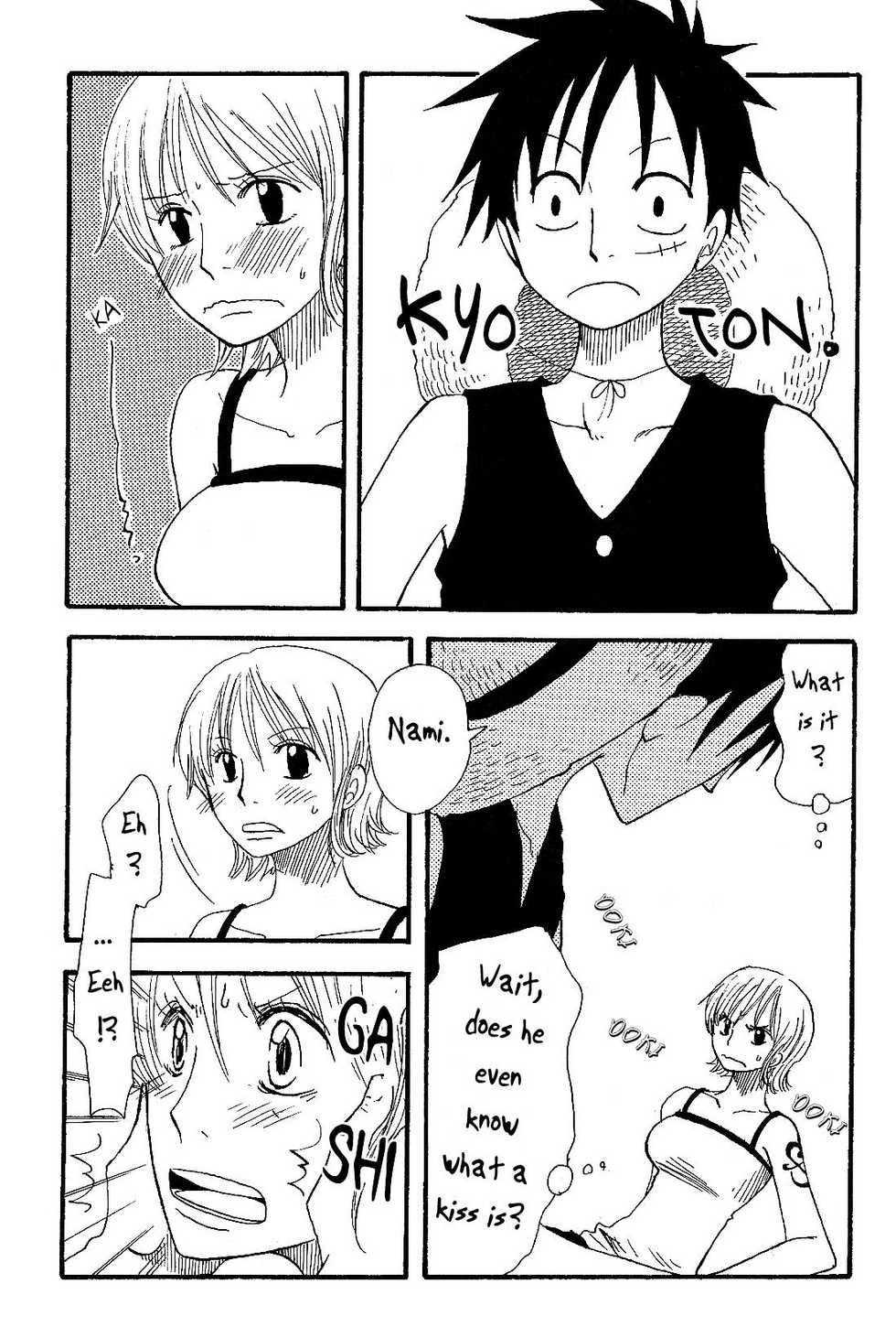 [CHANNEL KING (Fujisaki Kazuko)] Dakishimetara Kiss o Shiyou. (One Piece) [English] [Alastair] - Page 4