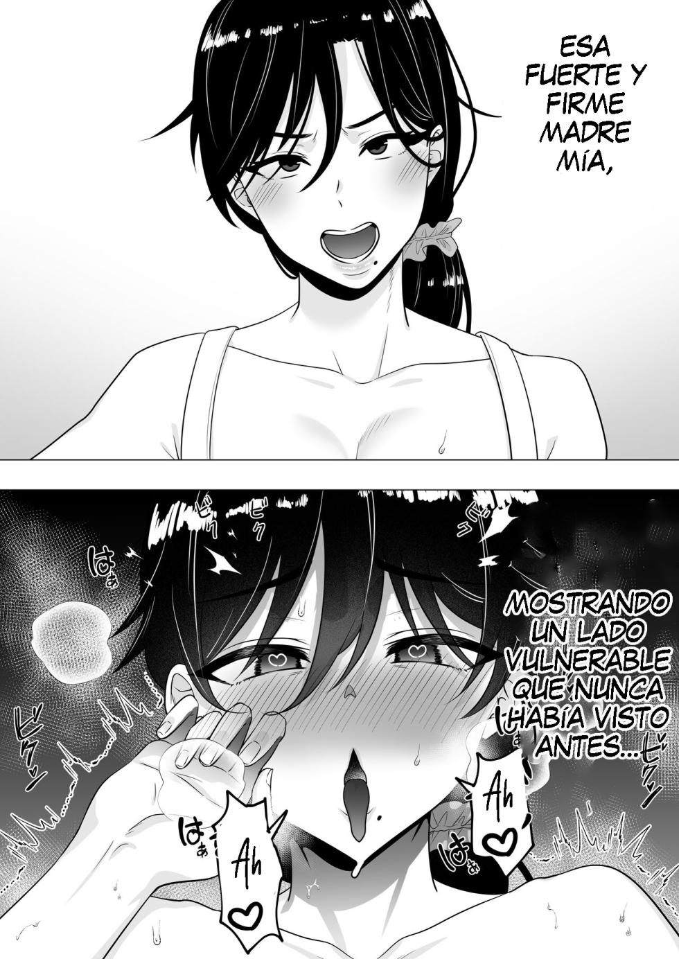 [Tarobaumu] Kimottama Kaa-chan 3 ~Daisuki na Hahaoya to Dosukebe Tanetsuke Seikatsu~ | Una Vigorosa Madre 3 ~Una Vida de Inseminacion con mi Amada Madre~ [Spanish] [K-le Traducciones] - Page 37
